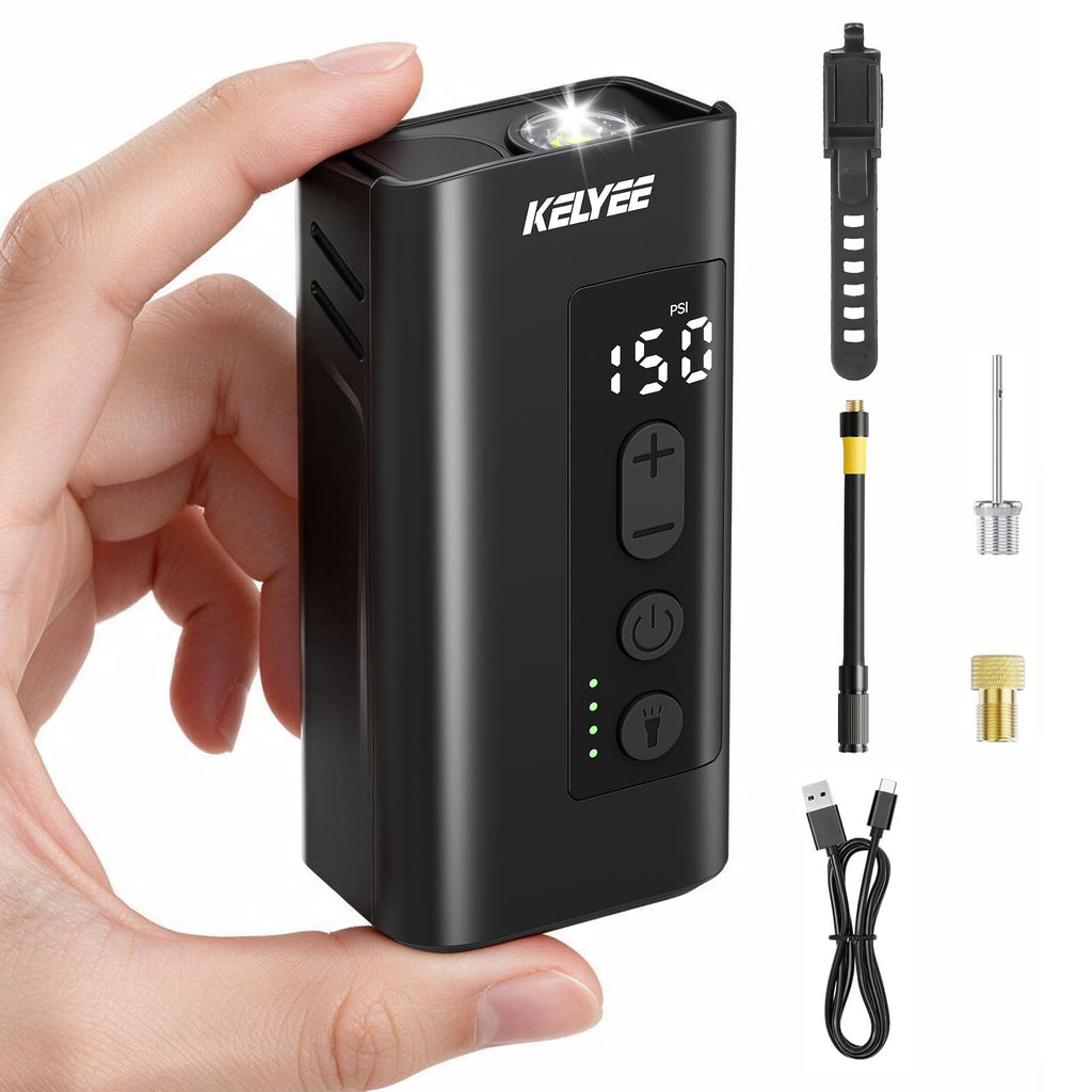 05 Mini Electric Bike Pump 150 PSI